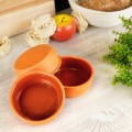 Zestaw 3 kamionkowych miseczek 200ml do pieczenia