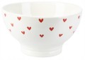 Miska ceramiczna z serduszkami 450ml Idealna na śniadanie przekąski