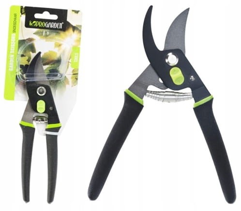 Sekator ogrodowy ręczny nożycowy 21cm stalowe ostrza