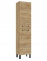 Słupek łazienkowy stojący 170x40cm Dąb craft, 4 półki