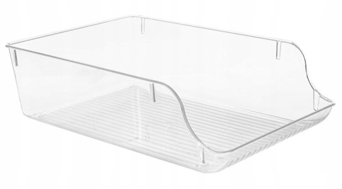 Organizer do lodówki 35x22,5x10cm Przezroczysty plastikowy
