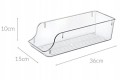 Organizer do lodówki 35x14x10 cm Przezroczysty plastikowy