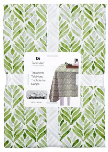 Obrus dekoracyjny 180x130cm z motywem liści Wodoodporny, elegancki