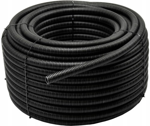 Rura karbowana peszel z pilotem do kabli 25mm 50mb