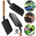 Szufelka metalowa z drewnianą rączką łopatka 37cm