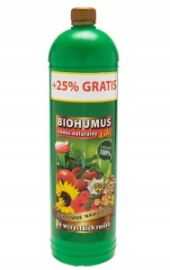 Naturalny nawóz do wszystkich roślin 1,2l Biohumus Life Ekodarpol