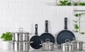Zwieger Patelnia aluminiowa ceramiczna czarna 28cm Dno Indukcyjne