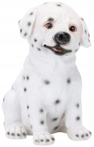 Figurka siedzącego psa 18,5cm ogrodowa z kamienia syntetycznego