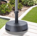 Betonowa podstawa do parasola ogrodowego 25kg Antracytowa Stabilna