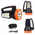 Latarka akumulatorowa szperacz LED Solarna LB0168