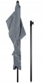 Prostokątny parasol ogrodowy 125x200cm Regulowany stabilny z ochroną UPF 30