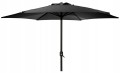 Parasol ogrodowy 248x300cm Antracytowy z aluminium i tkaniny UV