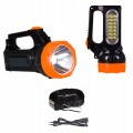 Latarka akumulatorowa szperacz LED Solarna LB0169