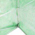 Szklarnia ogrodowa tunelowa 3x8m Stal galwanizowana zielono-biała folia
