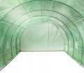 Szklarnia ogrodowa tunelowa 3x8m Stal galwanizowana zielono-biała folia