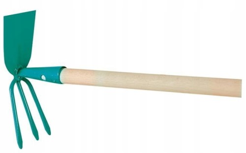 Motyka z widełkami 113-118cm Stal Węglowa + Jesionowy Trzonek