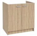 Szafka kuchenna dąb sonoma pod zlewozmywak 80x50 stojąca