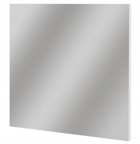 Lustro kwadratowe 60x60cm Czarny połysk Klasyczny design Uni
