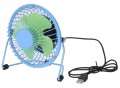 Wentylator biurkowy 15cm USB Kompaktowy cyrkulator z metalową obudową