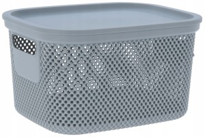 Pudełko do przechowywania z pokrywką 6L 26,7x15,2x21,7cm Prostokątne