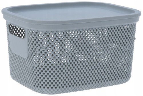 Pudełko do przechowywania z pokrywką 6L 26,7x15,2x21,7cm Prostokątne