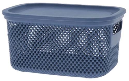 Pudełko do przechowywania z pokrywą 23,6x17,2x12,2cm plastikowe prostokątne