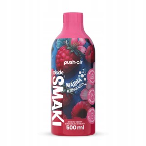 Dafi Syrop PUSHAIR do saturatora do Wody Malina i Dzika Róża 500 ml