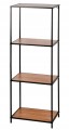 Wolnostojący regał metalowy z 4 półkami 46x130cm do domu i biura