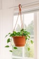 Doniczka wisząca na kwiaty terakota 13x21cm 2l plastikowa balkonowa Agro