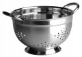 Cedzak kuchenny do makaronu satynowy głęboki 21x13cm stal nierdzewna