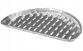Zestaw 4 aluminiowych, półokrągłych tacek na grilla 32x19cm Jednorazowe