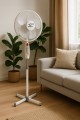 Wentylator stojący 40W 16" biały, 3-stopniowa regulacja, oscylacja
