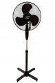 Wentylator stojący LTC 16" 50W z pilotem, 3 tryby, czarny, oscylacja
