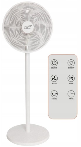 Wentylator stojący 14” 55W Z pilotem, cyfrowym wyświetlaczem i oscylacją