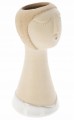 Wazon dekoracyjny z porcelany w kształcie twarzy kobiety 22x9,5x9,5cm