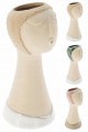 Wazon dekoracyjny z porcelany w kształcie twarzy kobiety 22x9,5x9,5cm