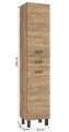 Słupek łazienkowy stojący na nóżkach dąb craft 169 cm Mea