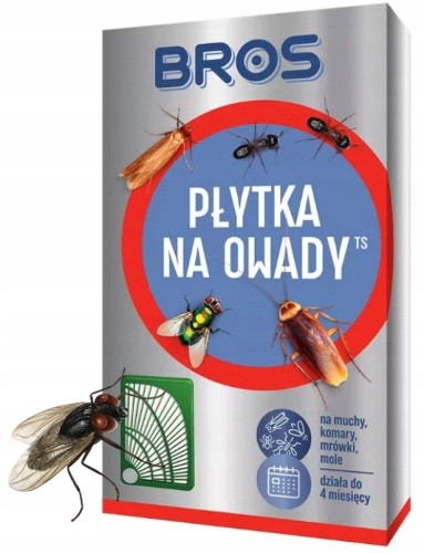 Bros Prusakolep pułapka na prusaki, karaluchy, rybiki i inne owady 2 szt