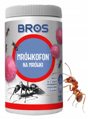 Bros Mrówkofon Granulowany środek do zwalczania mrówek 120g