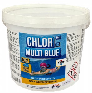 Zestaw 15 tabletek z chlorem do basenu po 200g Dezynfekcja i higiena