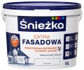 Farba śnieżnobiała do fasad i elewacji 10L Matowa Extra fasadowa