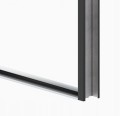 Drzwi zewnętrzne stalowe antracytowe prawe 80cm solidne przeciwwyważeniowe