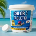 Zestaw 15 tabletek z chlorem 200g do dezynfekcji basenu, uzdatniania wody