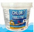 Zestaw 15 tabletek z chlorem 200g do dezynfekcji basenu, uzdatniania wody