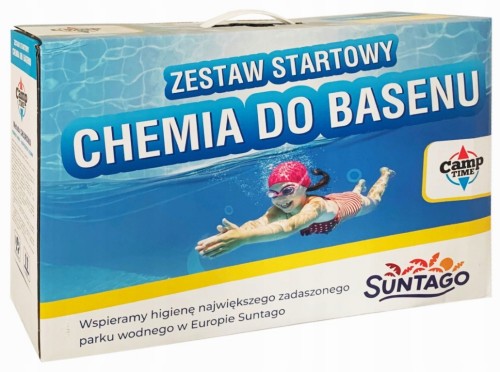 CampTime Zestaw startowy 5 produktów do basenu uzdatnianie i dezynfekcja wody
