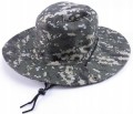 Kapelusz kowbojski rozmiar 58 z regulacją pod brodą militarny wzór