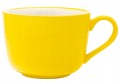 Filiżanka ceramiczna 470ml Żółta w cytrynowy wzór