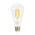 Żarówka LED filament ozdobna ST64 7,5W E27 ciepła