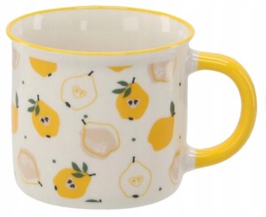 Kubek porcelanowy z uchem 355ml na ciepłe i zimne napoje