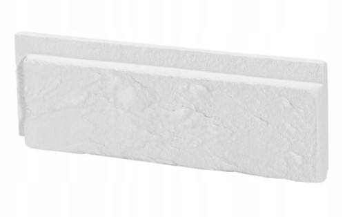 Płytka gipsowa z fugą ścienna  22,2x7,4cm 0,49 m² Biała cegła dekoracyjna do wnętrz